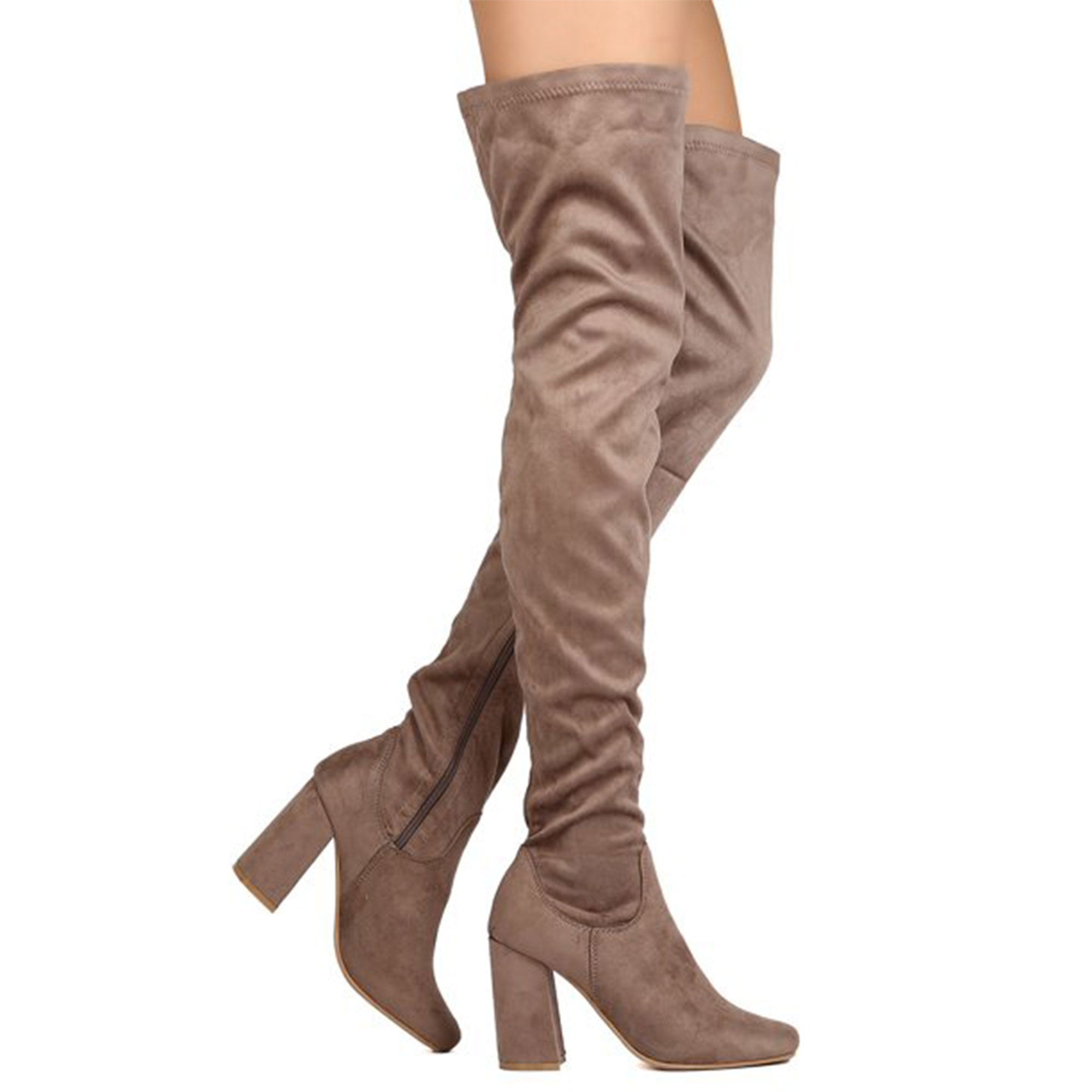 Knee high wine outlet boots